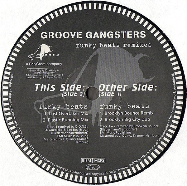 Groove Gangsters : Funky Beats (Remixes) (12")