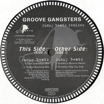 Groove Gangsters : Funky Beats (Remixes) (12")