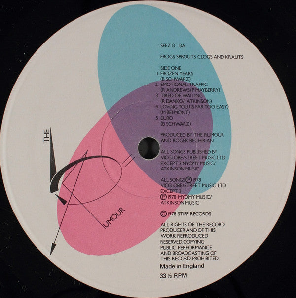 The Rumour : Frogs Sprouts Clogs And Krauts (LP, Album)