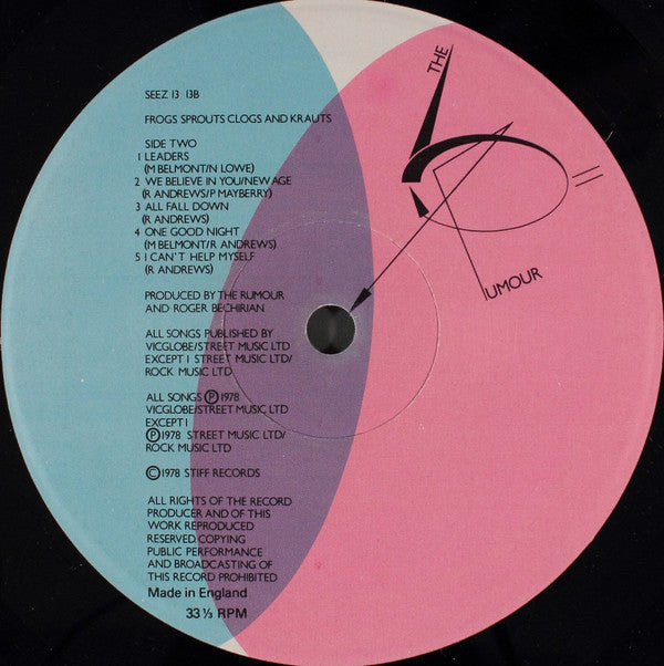 The Rumour : Frogs Sprouts Clogs And Krauts (LP, Album)