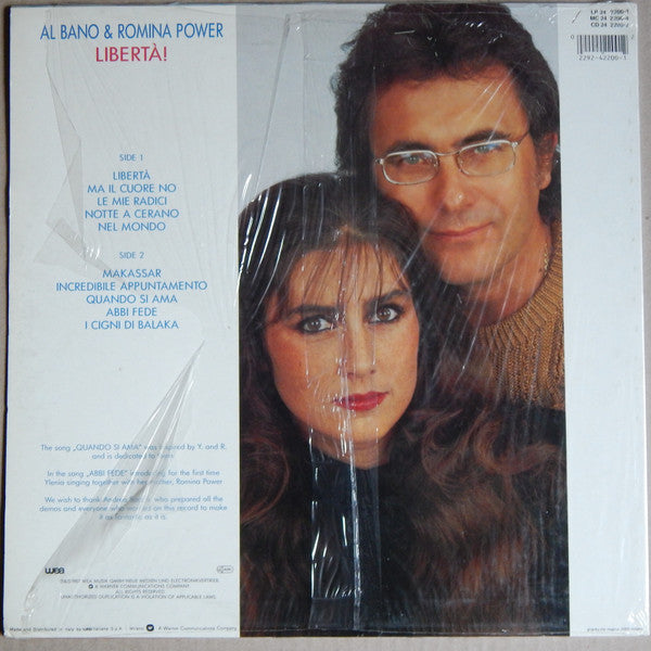 Al Bano & Romina Power : Libertà! (LP, Album)