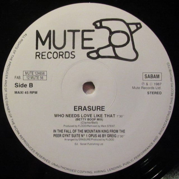 Erasure : It Doesn't Have To Be (12", Maxi)