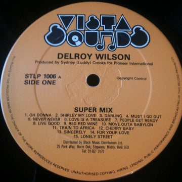 Delroy Wilson : Super Mix Hits  (LP)