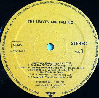 Nick MacKenzie : The Leaves Are Falling (LP, Album)