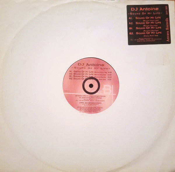 DJ Antoine : Sound Of My Life (12")