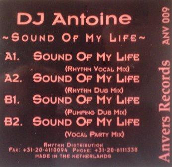 DJ Antoine : Sound Of My Life (12")