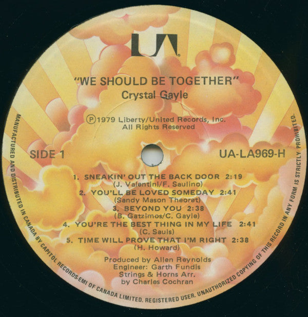 Crystal Gayle : We Should Be Together (LP, Album)