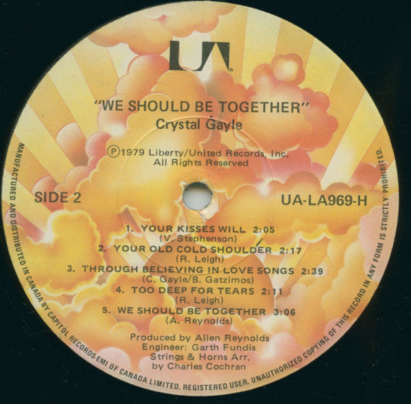 Crystal Gayle : We Should Be Together (LP, Album)
