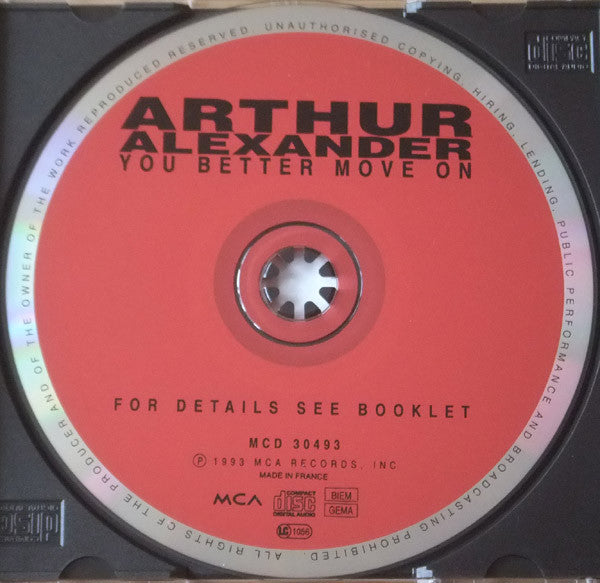 Arthur Alexander : You Better Move On (CD, Album)