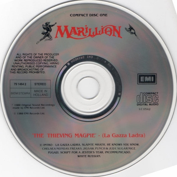Marillion : The Thieving Magpie (La Gazza Ladra) (2xCD, Album)