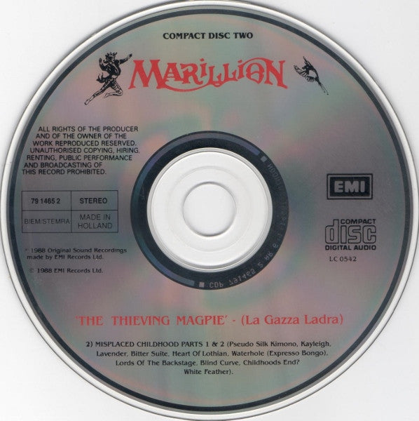 Marillion : The Thieving Magpie (La Gazza Ladra) (2xCD, Album)