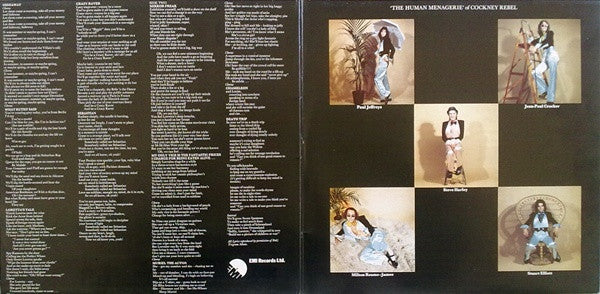Cockney Rebel : The Human Menagerie (LP, Album, Gat)