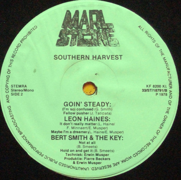 Various : Southern Harvest (LP, Album, Comp)