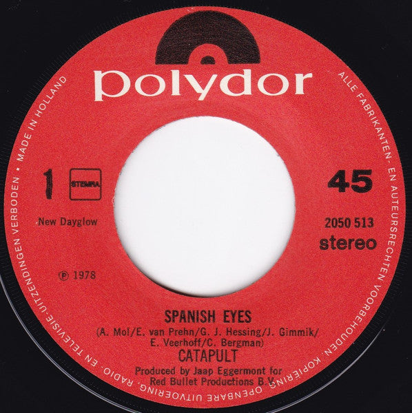 Catapult : Spanish Eyes (7", Single)