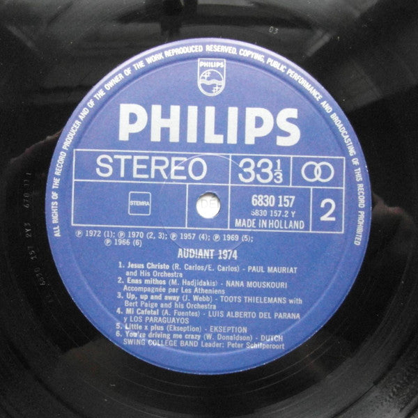 Various : Audiant 74 (LP, Comp, Ste)