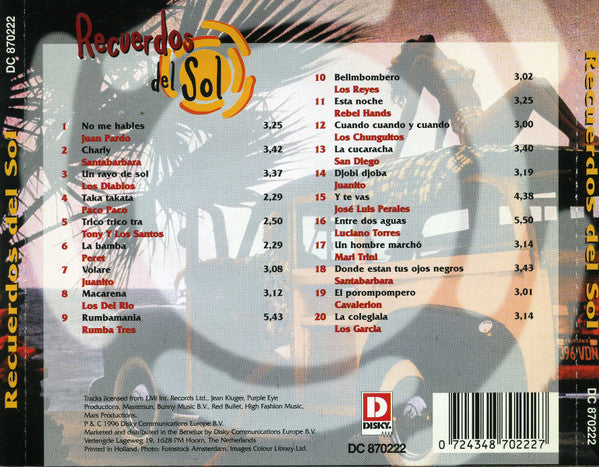 Various : Recuerdos Del Sol (CD, Comp)