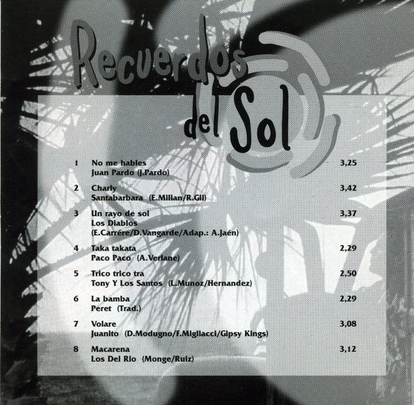 Various : Recuerdos Del Sol (CD, Comp)