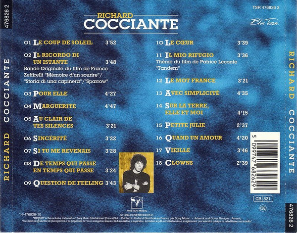 Riccardo Cocciante : Richard Cocciante (CD, Comp)