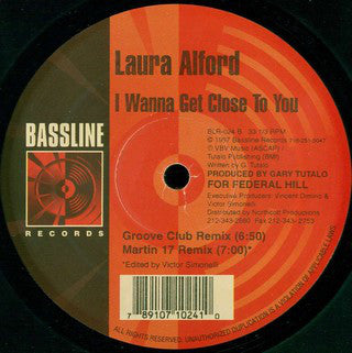 Laura Alford : I Wanna Get Close To You (12")