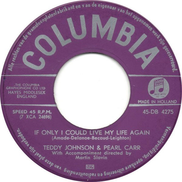 Teddy Johnson & Pearl Carr : Sing Little Birdie (7", Single)