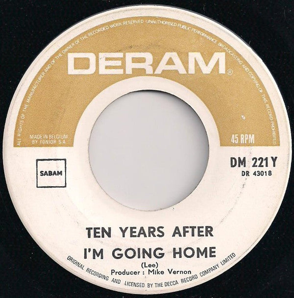 Ten Years After : I'm Going Home / Hear Me Calling (7", Single)