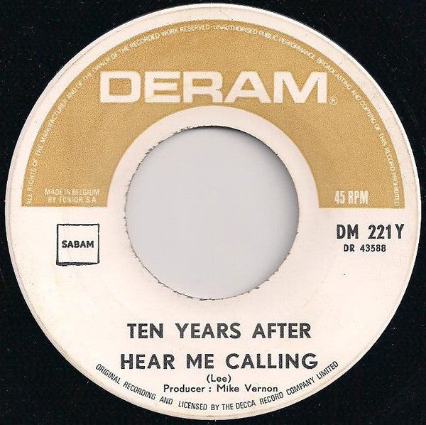 Ten Years After : I'm Going Home / Hear Me Calling (7", Single)