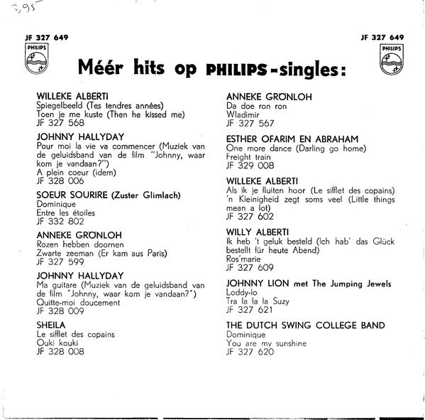 Willeke Alberti : De Winter Was Lang / Auf Wiederseh'n, Mein Liebling (7", Single, Mono)