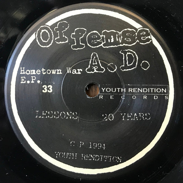 Offense A.D. : Hometown War E.P. (7", EP)