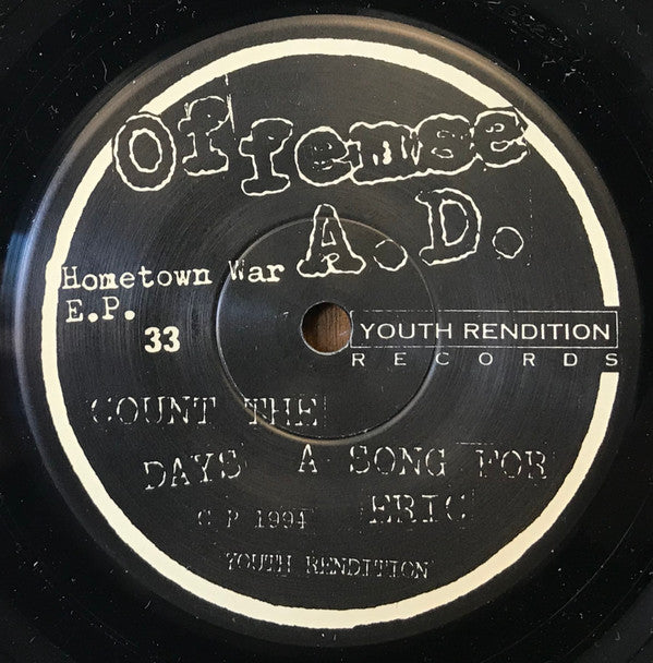 Offense A.D. : Hometown War E.P. (7", EP)