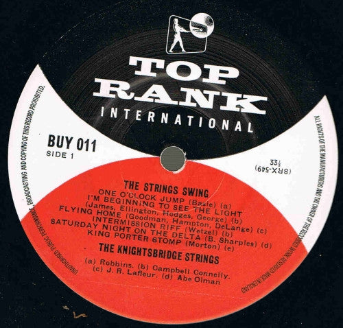The Knightsbridge Strings : The Strings Swing (LP, Album)