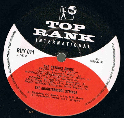 The Knightsbridge Strings : The Strings Swing (LP, Album)
