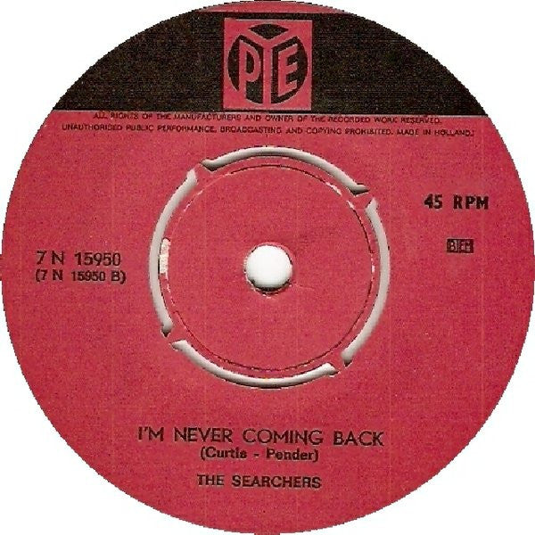 The Searchers : When I Get Home (7", Single)