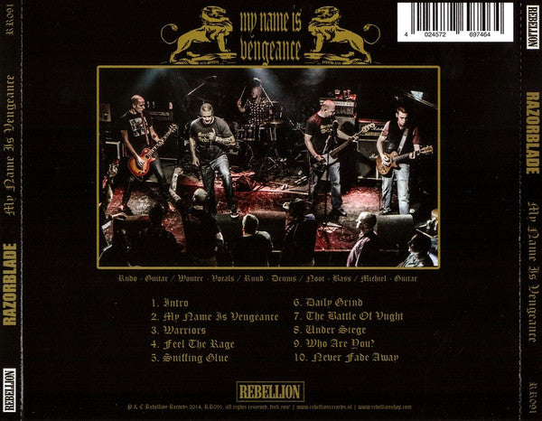 Razorblade : My Name Is Vengeance (CD, Album)