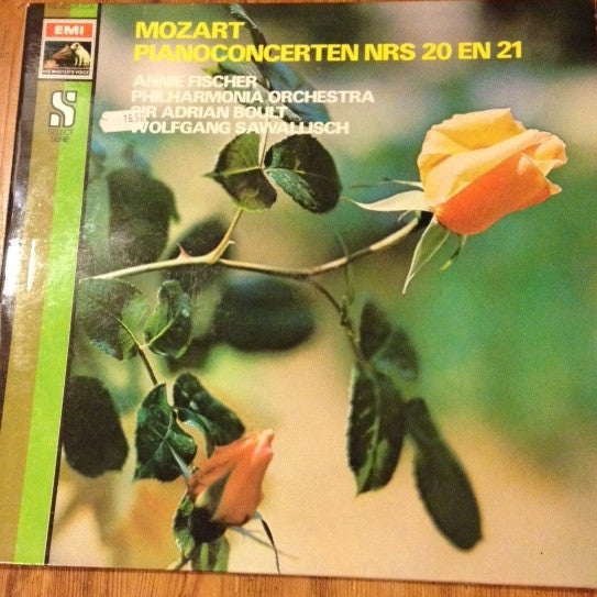 Annie Fischer, Philharmonia Orchestra, Sir Adrian Boult, Wolfgang Sawallisch - Wolfgang Amadeus Mozart : Mozart Pianoconcerten Nrs 20 En 21 (LP, Comp)