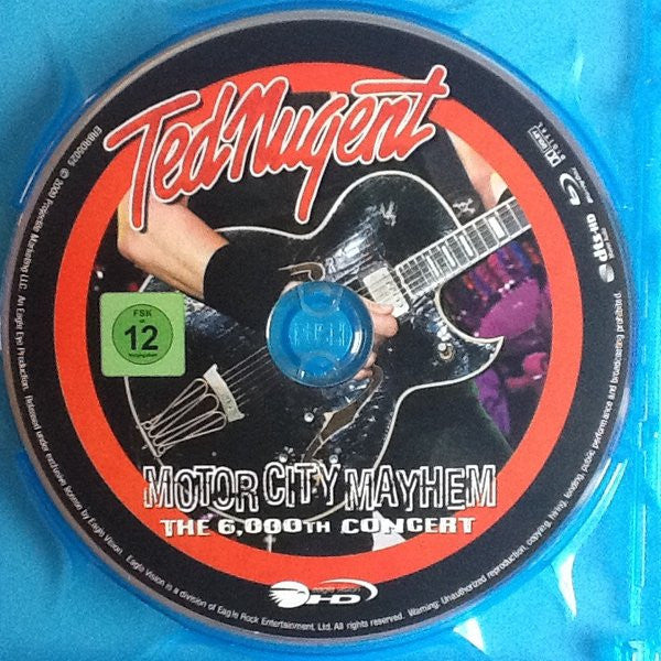 Ted Nugent : Motor City Mayhem  (The 6,000th Concert) (Blu-ray, Multichannel)