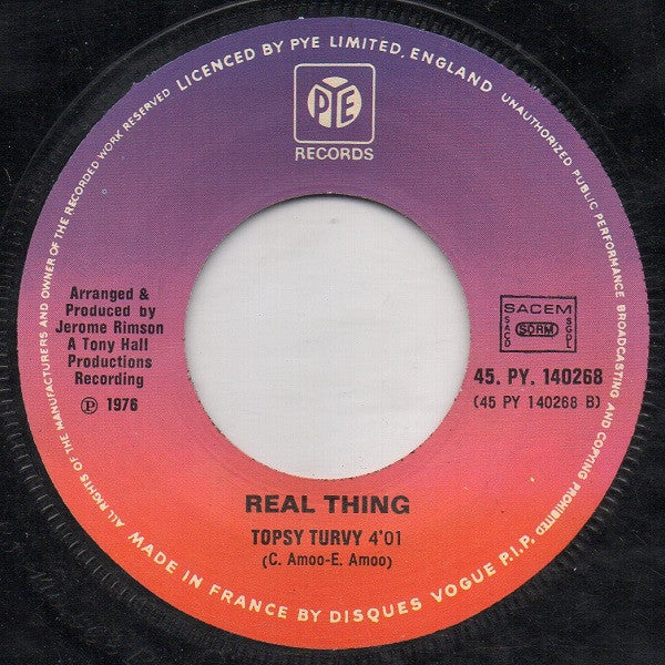 Real Thing* : Love's Such A Wonderful Thing (7", Single)