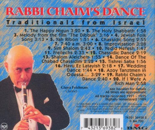 Giora Feidman : Rabbi Chaim's Dance (Traditionals From Israel) (CD, Comp, RM)