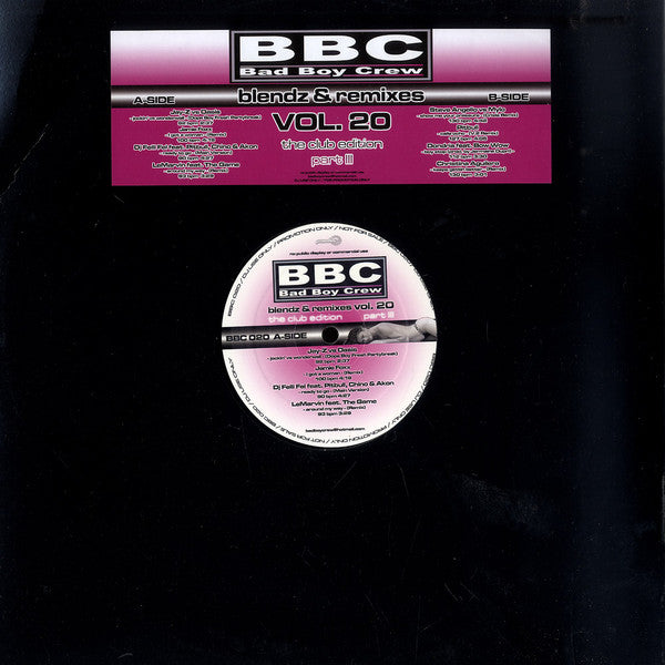 Various : Blendz & Remixes Volume 20 (the club edition part III) (12")