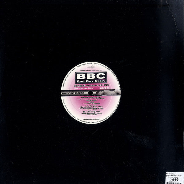 Various : Blendz & Remixes Volume 20 (the club edition part III) (12")