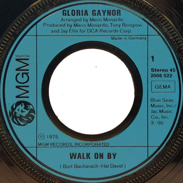 Gloria Gaynor : Walk On By (7", Single)