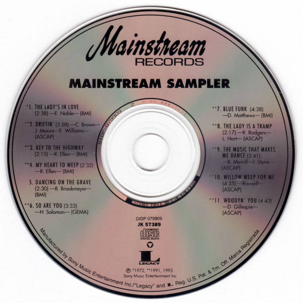 Various : Mainstream Records Sampler (CD, Smplr)