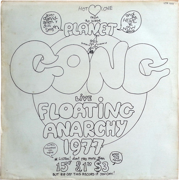 Planet Gong (2) : Live Floating Anarchy 1977 (LP, Album, Sug)
