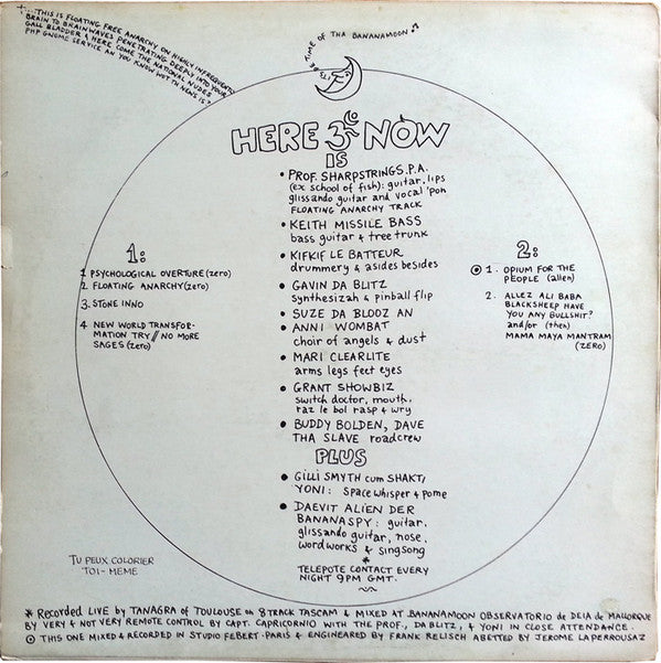 Planet Gong (2) : Live Floating Anarchy 1977 (LP, Album, Sug)