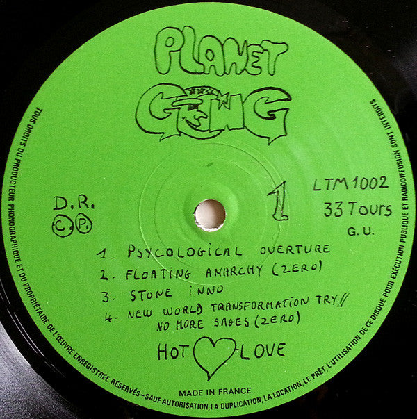 Planet Gong (2) : Live Floating Anarchy 1977 (LP, Album, Sug)