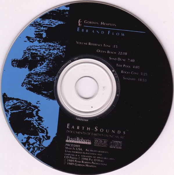 Gordon Hempton : Ebb And Flow (CD, Album)