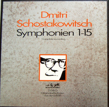 Dmitri Schostakowitsch* - Kiril Kondrashin : Symphonien 1-15 (13xLP, Box)