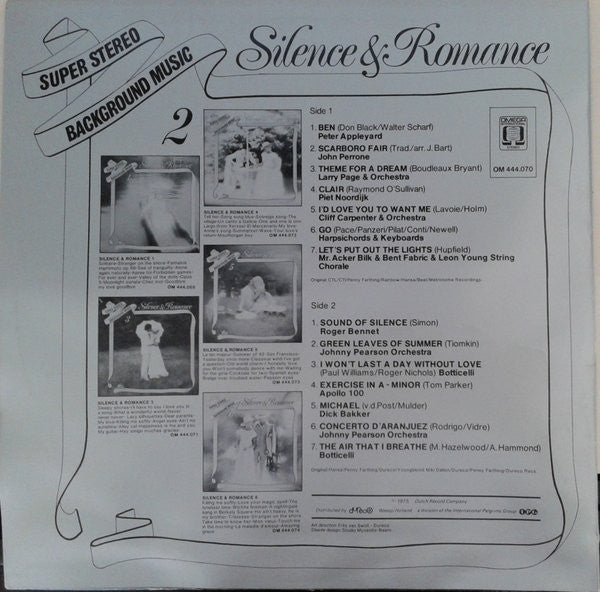 Various : Silence & Romance 2 (LP, Comp)