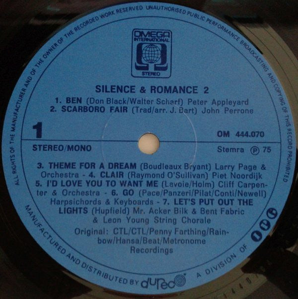 Various : Silence & Romance 2 (LP, Comp)