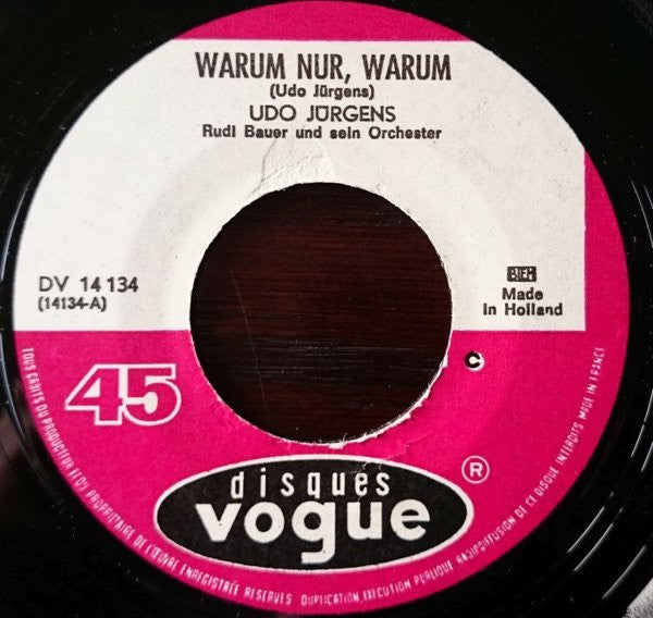 Udo Jürgens : Warum Nur, Warum / Beautiful Dreamgirl (7", Single)