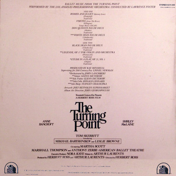 Los Angeles Philharmonic Orchestra : Ballet Music From The Turning Point (LP, Album, Gat)